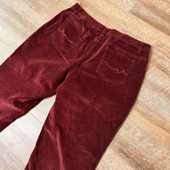 Burgundy Corduroy Pants - Picture 5 of 5